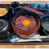 🚩外食日記(1420)    宮崎ランチ  🆕「ステーキ希海（のぞみ）」より、【⭐️数量限定⭐️宮崎和牛赤身ステーキ重 (ひつまぶし仕立て)】【こだわりの新鮮卵 (卵黄)】‼️🌐宮崎市青島🌐