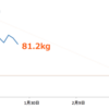 糖質制限9日目：81.2kg