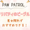 Paw Patrolリバティのビーグルが想像以上に可愛くてカッコいい！