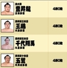 大相撲初場所4日目〜関取年齢一覧を作成してみました