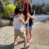 夏休みの思い出　竹馬