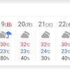 梅雨明けは来週かな🤔