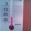 朝の室温２２℃　外はー２２℃　(笑)