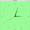 RubyGem 'oekaki' でアナログ時計を作ってみた