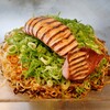 【お好み焼き 未来】6月オープン。こんなビジュアルのお好み焼きはイカがですか？(中区大手町)