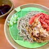 そば処（亀有）冷し紅生姜ゲソ天そば