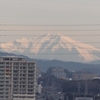 噴煙の上がる御嶽山