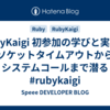 RubyKaigi 初参加の学びと実践：ソケットタイムアウトからシステムコールまで潜る #rubykaigi
