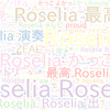 　Twitterキーワード[Roselia]　03/25_20:02から60分のつぶやき雲