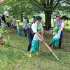 水鉄砲で遊んだよ