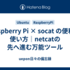 Raspberry Pi × socat の便利な使い方｜netcatの先へ進む万能ツール