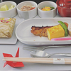 JALファーストクラス 2023年4月下旬の機内食(朝食)