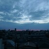 2014.8.23　地震の前兆、赤い夕焼け