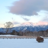 朝の雪おんたけ・2022年2月04日