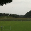 台風前に⚽。むすこKよ走れ！