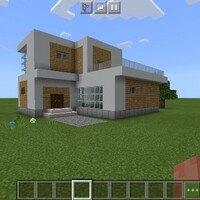 マイクラ 溜まった石を使ったモダンハウスの作り方 内装もご一緒に マインクラフト Sくんのminecraft
