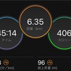 低強度ジョグ6.35km・走る時間だけ雨がやんだけど身体が疲れてすごく重いの巻