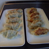 幸運な病のレシピ（ 1428 ）夜 ：餃子、タラ焼き浸し、汁（仕立直し牛肉追加）