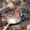 ☆サバイバル料理！！ ヒラメとクロゾイのホウ葉味噌焼き＆ワタリガニの海水で本物の浜ゆで～