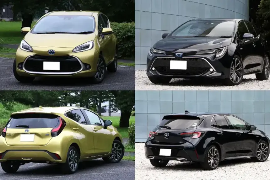 アクア（MX系）vs中古車カローラスポーツ（210系）徹底比較！新車アクアの価格で中古車なら1クラス上のカローラスポーツが手に入る！