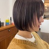 ショートボブのデザインカット【顔まわりレイヤー】