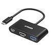 Anker PowerExpand 3-in-1 USB-C ハブ 4K対応HDMI出力ポート 90Wパススルー充電 USB PD対応 USB 3.0ポート iPad Pro MacBook Pro/Air XPS Note 20 Spectre 他対応