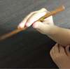 【5歳児の取り組み記録】 鉛筆や箸の正しい持ち方は手指を鍛えて習得させる