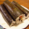 夕食　のり巻き