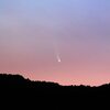 夕空に輝くC/2024 G3 アトラス彗星(2025/01/15)