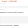 Problem 1.Times2-START HERE