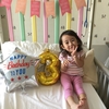 病室で3歳誕生日