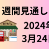 【24/3/24】週間見通し