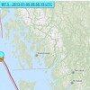 アラスカ　Ｍ７．５　地震発生；　続報