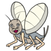 かわいい鈴虫（スズムシ）のイラスト