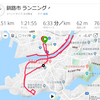 釧路、朝ラン12.5km、夜ラン12.4km