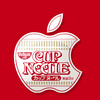 Iphone壁紙 ラーメンパッケージでappleマーク Iphone壁紙と凶の一言 若鶏の空振り