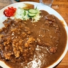 思いがけず量が多いカツカレー