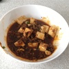 麻婆豆腐 唐揚げとたまご豆腐スープ