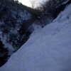 雪山登山２日目下山