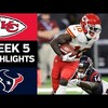 Chiefs vs. Texans | NFL Week 5 Game Highlights