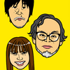 【格闘技】RIZIN RADIOの出演者3人の似顔絵