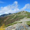 伝付峠〜蝙蝠岳〜北岳　南アルプス縦走 2/3〔大展望の稜線漫歩〕