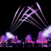 花火と噴水のコラボって楽しさ100倍だねって／よみうりランド噴水ショーで