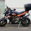 KSR110pro リアサス交換 SHIFT UP レーシングリアショック G-1流用