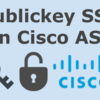 Cisco ASA SSH login with Public Key Authentication