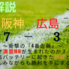 「阪神VS広島」衝撃の4番佐藤，満塁HRが生まれた背景とは？広島バッテリーに起こった誤算とは？