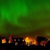 　Northern Lights illuminate the UK