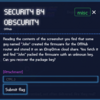 Google CTF : Beginners Quest : SECURITY BY OBSCURITY