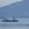 　海辺の風景・自衛艦とね