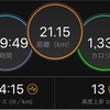 初ハーフマラソン4:15/km サブ1.5